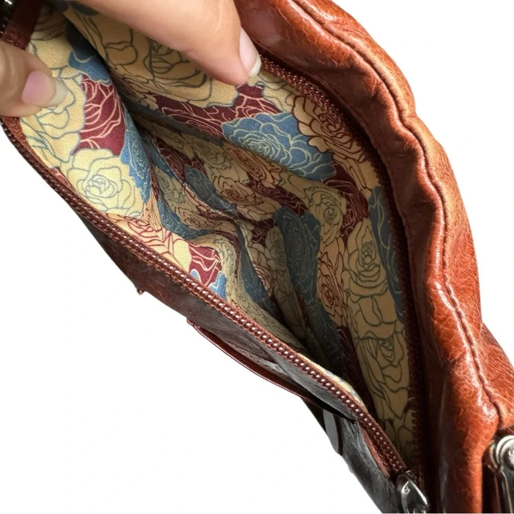 HOBO Lauren Earthy Bag Leather Brown Fall Clutch